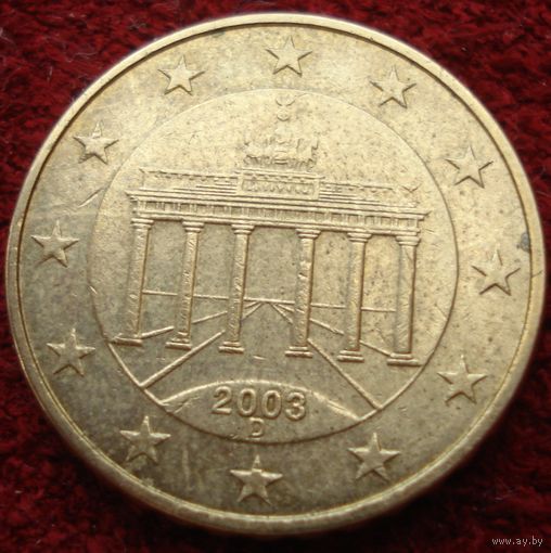 6356:  10 евроцентов 2003 D Германия