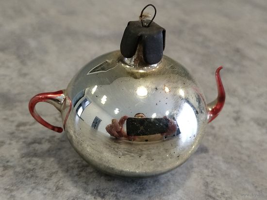 Елочная игрушка чайник