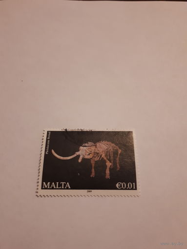 Марка Мальты - Доисторические животные 2009г.