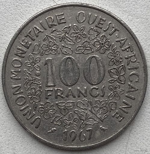 Западная Африка 100 франков 1967 г.