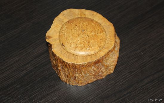 Деревянная, декоративная шкатулка с крышкой, карельская березка.