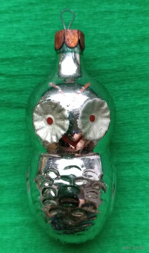Елочная игрушка СССР. Сова