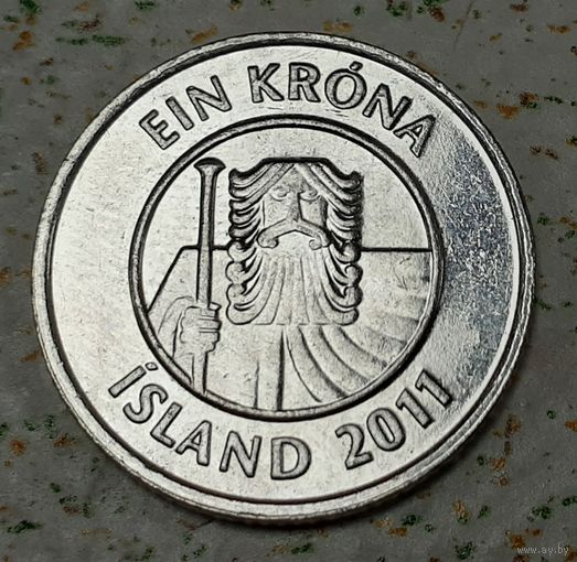 Исландия 1 крона, 2011 (5-1-15)