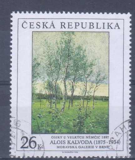 [1703] Чехия 2005. Культура.Искусство.Живопись. Гашеная марка.