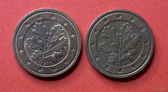 Германия, 2 евроцента - 2011AJ