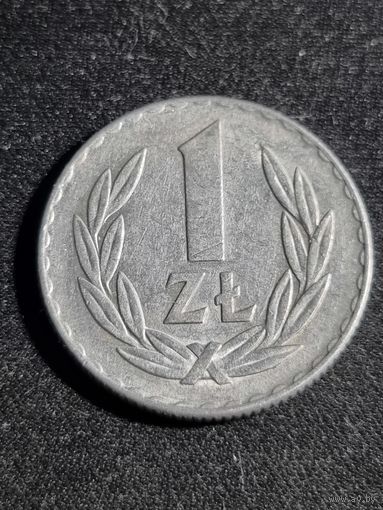 Польша 1 злотый 1975