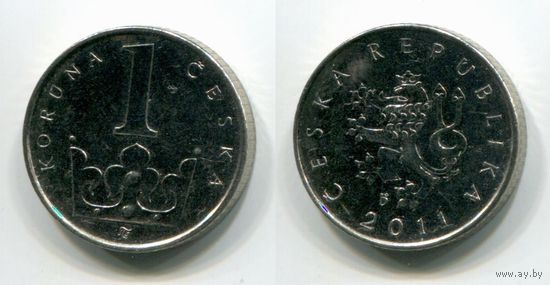Чехия. 1 крона (2011, XF)