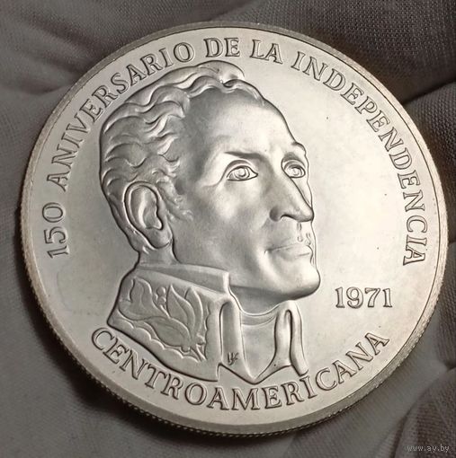 20 бальбоа 1971 (3 унц. великолепного серебра), Панама, малый тираж!
