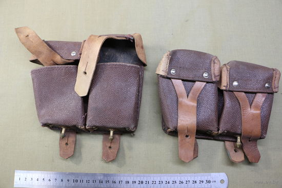 Подсумки винтовки Мосина СССР. одним лотом. Распродажа коллекции вещей. С РУБЛЯ! АУКЦИОН!