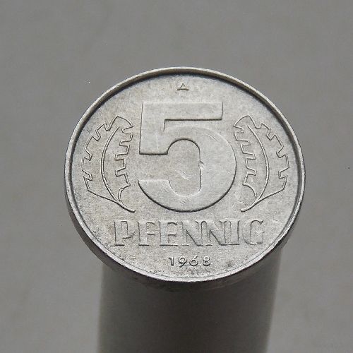 ГДР 5 пфеннигов 1968