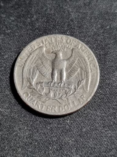 США 25 центов 1966