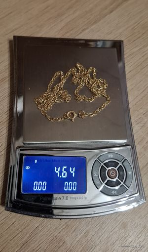 Цепь цепочка золото 583 проба равна 585 СССР зубр