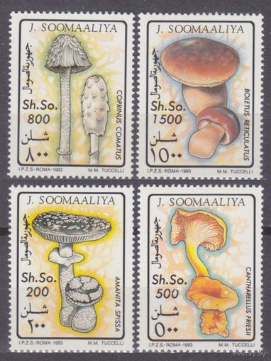 1993 Сомали 468-471 Грибы 10,00 евро