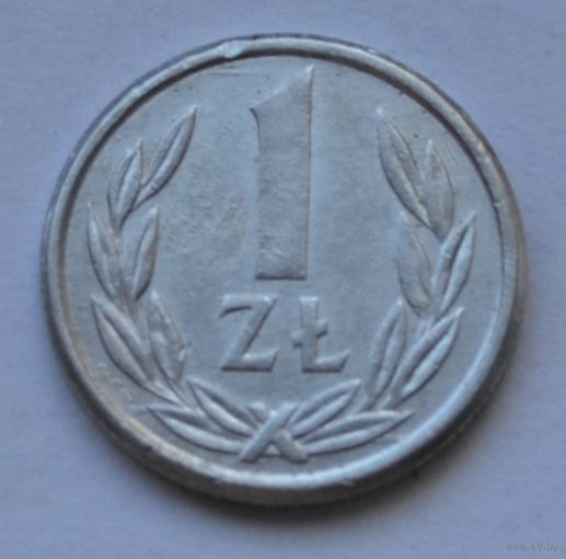 Польша, 1 злотый 1989 г. (Диаметр 16 мм.)