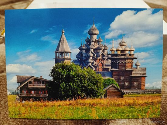 Открытка 2015 Кижский ансамбль чистая