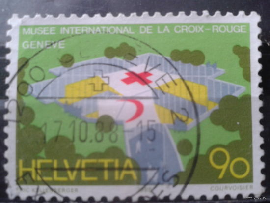 Швейцария 1988 Межд. музей Красного Креста Михель-1,3 евро гаш