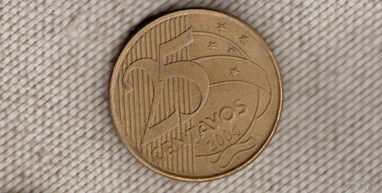 Бразилия 25 сентаво 2004