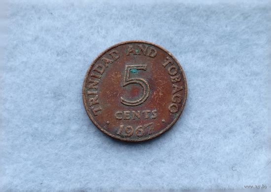 Werty71 Тринидад и Тобаго 5 центов 1967 Старый вариант