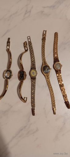 Часы женские разные, с 1 руб. Без М.Ц.