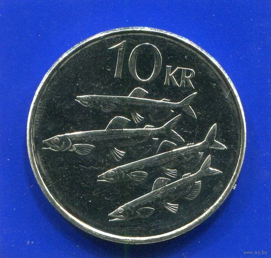 Исландия 10 крон 2005 UNC
