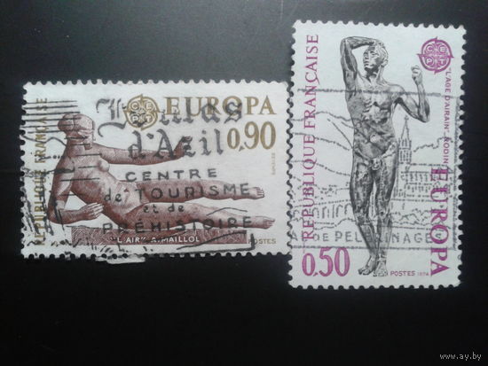 Франция 1974 Европа статуи полная