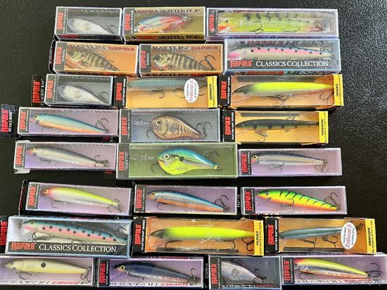 Воблеры Rapala - 35 шт