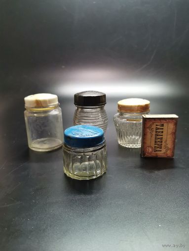 Баночка от парфюм СССР. 4 шт. (одним лотом).