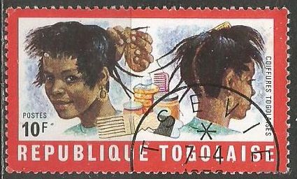 Республика Того. Тоголезские причёски. 1970г. Mi#781.