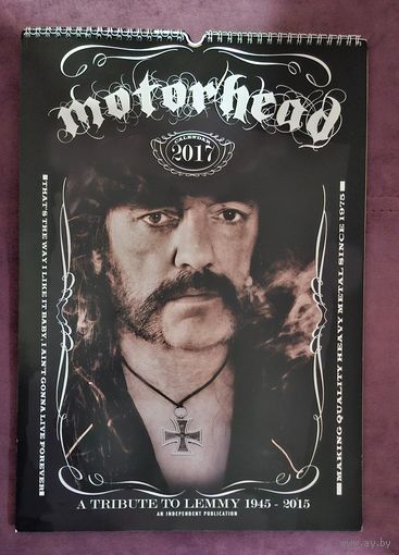 Motorhead календарь настенный 2017