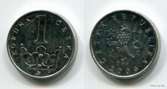 Чехия. 1 крона (2006, XF)