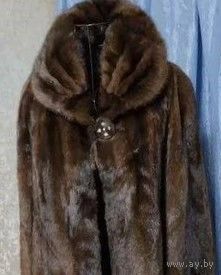 НОВАЯ. НОРКОВАЯ ШУБА Р-Р 48-50. ГРЕЦИЯ. ALASKAN. CUSTOM BUILT FURS.