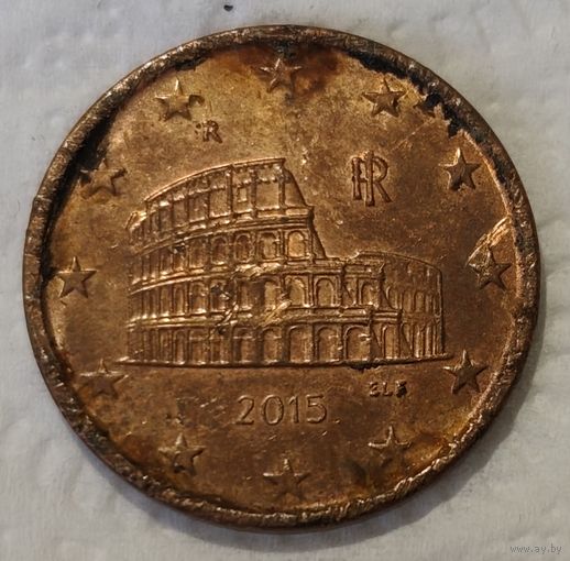 Италия 5 евроцентов, 2015 (14-12-17)