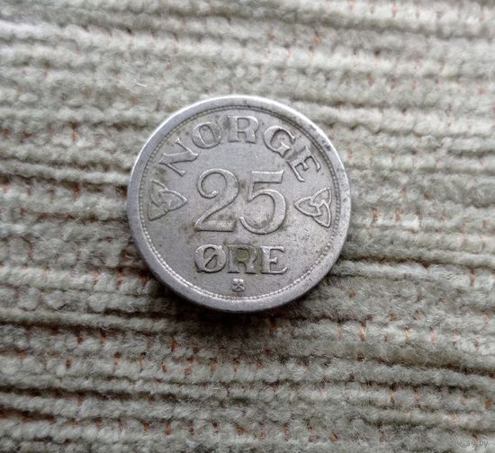 Werty71 Норвегия 25 эре 1954