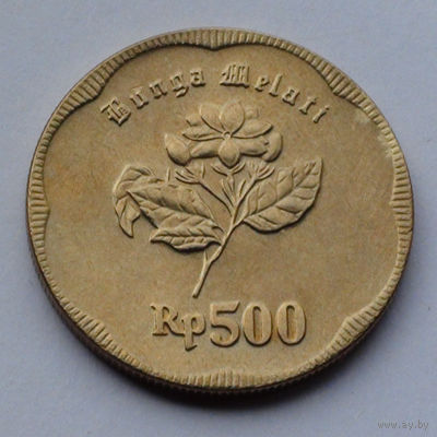 Индонезия 500 рупий, 1991