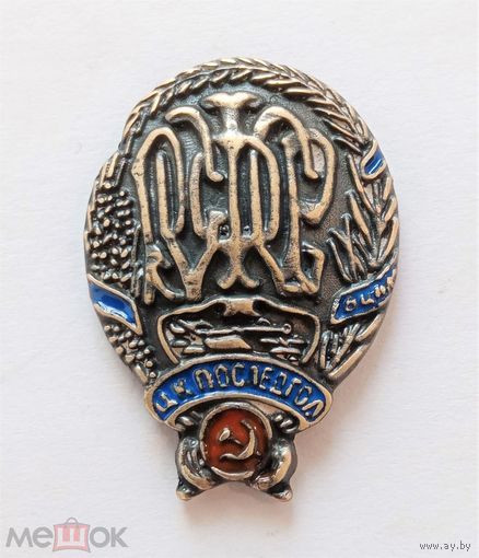Знак ранних советов - Наградной знак ЦК ПОСЛЕДГОЛ Комиссии по ликвидации последствий голода при ВЦИК РСФСР