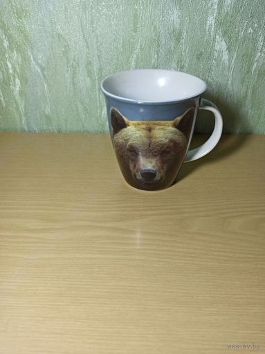 Кружка 400 мл. с принтом медведь с 1 рубля