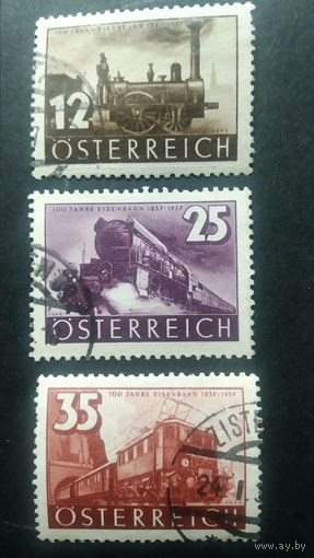 Австрия \137ф\ 1937 локомотивы паровозы