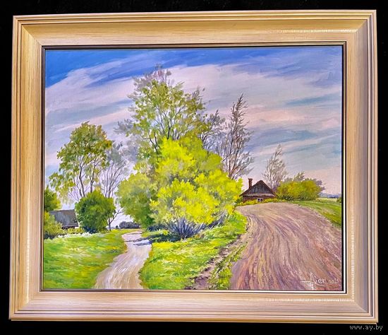 Акеньшин И.В "Весёлый денёк", 2021г. Холст, масло. Размер 45х55 см.