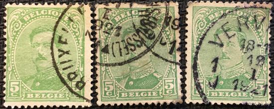 ЦІКАВІЦЬ АБМЕН! 1915, Альберт І, 5 цэнтаў