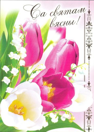 Беларусь 2011 ДМПК С праздником весны тюльпаны