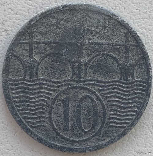 Богемия и Моравия 10 гелеров 1940 г.