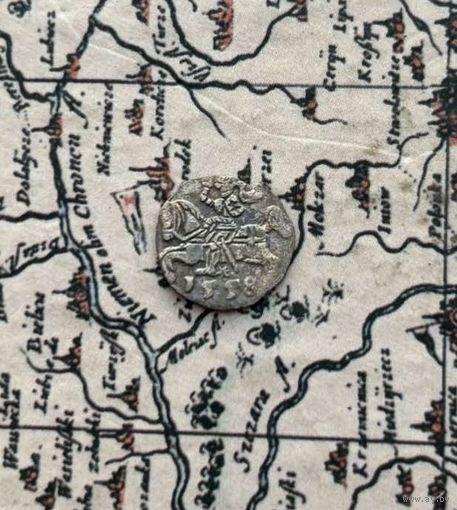 Денар 1558 г. Отличный.