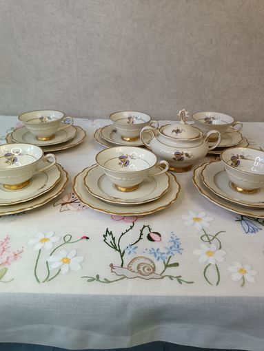 Винтажный сервиз Karlskrona  Швеция.