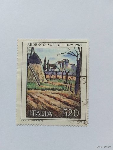 Марки  Живопись Италия 1979   1 шт. -  0,50 руб.