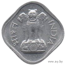 Республика Индия. 1 пайса (пайс) 1968. Бомбей