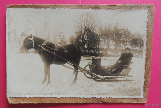 Фото "Возок для пана", Зап. Бел., 1920-е гг.