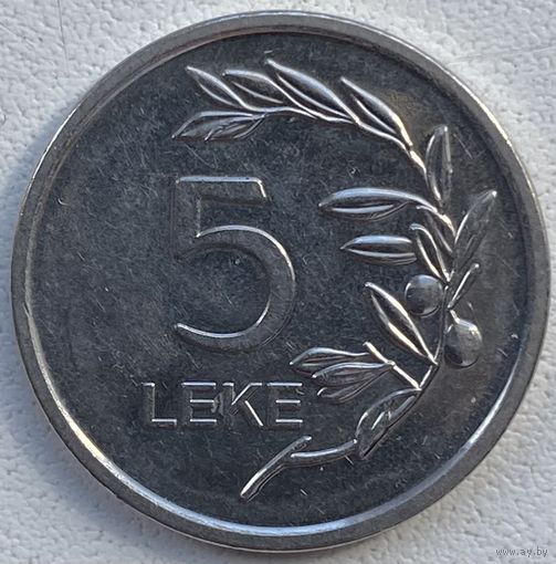 Албания 5 лек 2011 г.