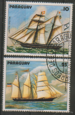 ПАР. 3214/15. 1979. Парусники. Авиапочта. ГаШ.