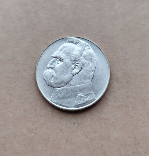 10 злотых Пилсудский 1936, без МЦ!!