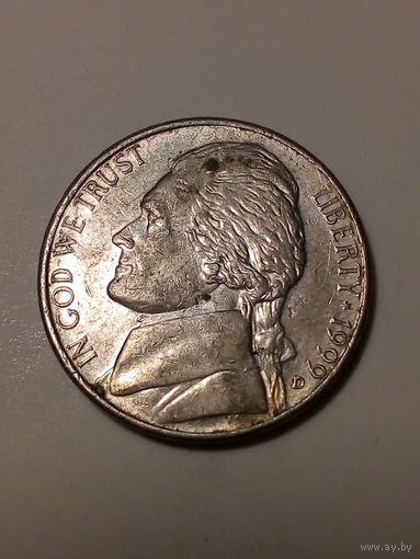 5 центов США 1999 D год